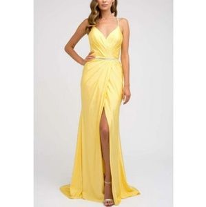 Fitted formal evening gown